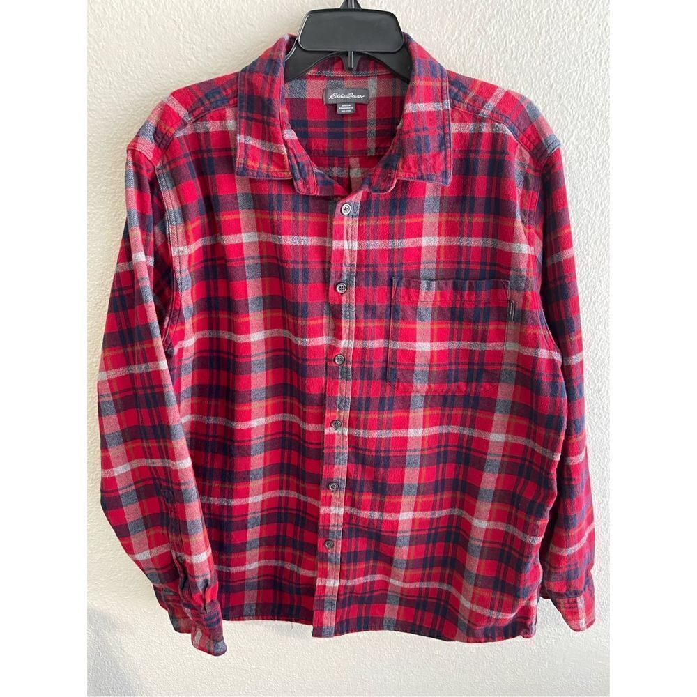 ❤️Eddie Bauer Men’s Flannel Shirt 2XX